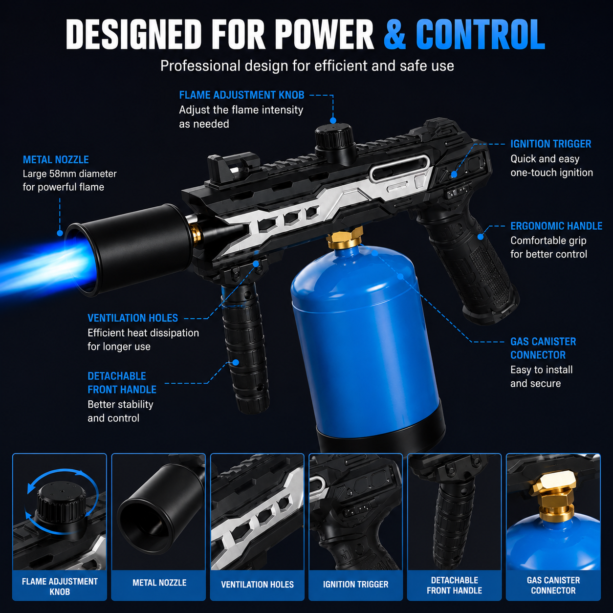 Flamrise X5500 - High Power Flame